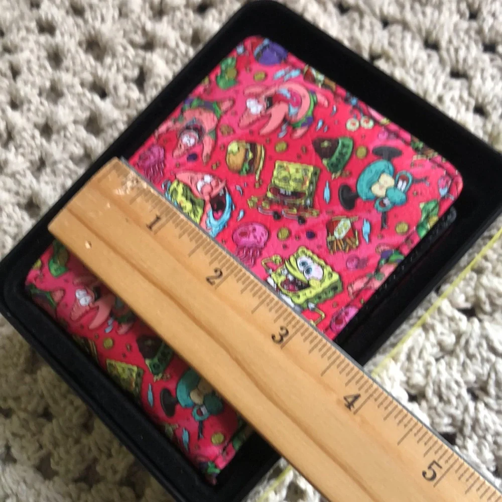 Buckle-Down Pink SpongeBob Patterned Bifold Wallet